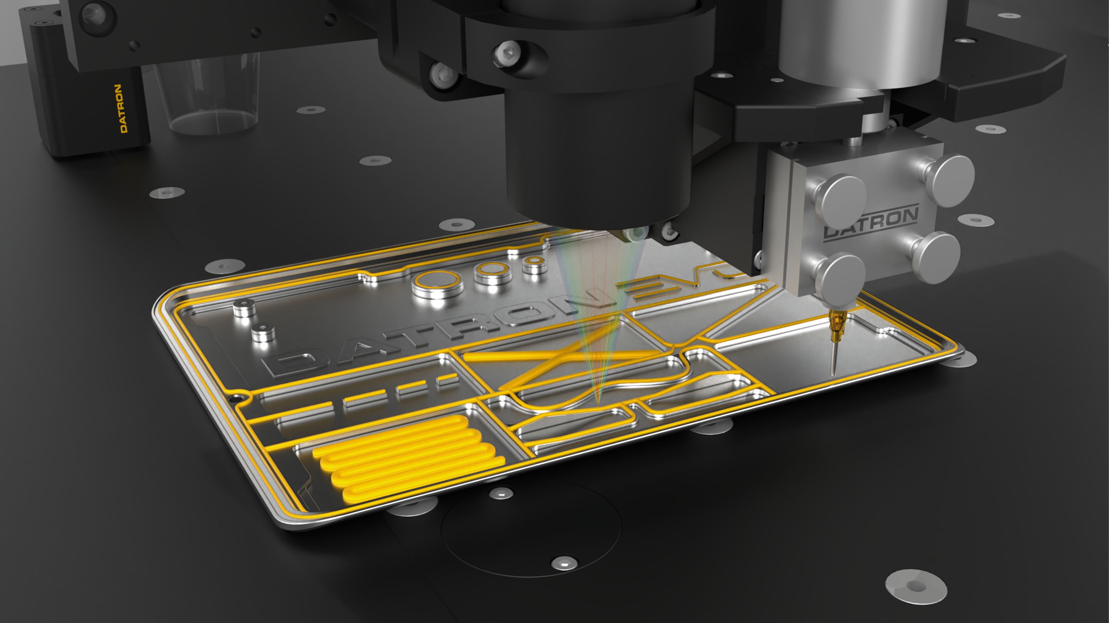 Snabb dispensering - tätning av högkvalitet med DATRON Evo 600