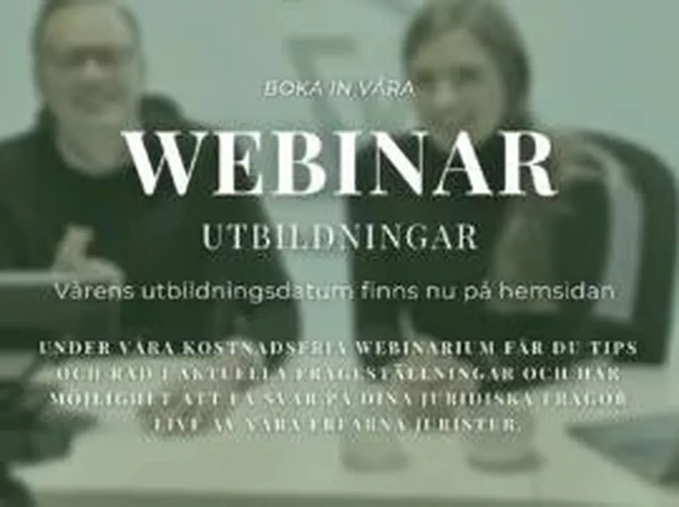 Vårens juridiska kurser