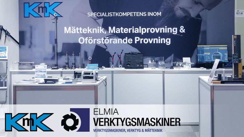 Besök KmK Instrument på Elmia Verktygsmaskiner 14–17 maj