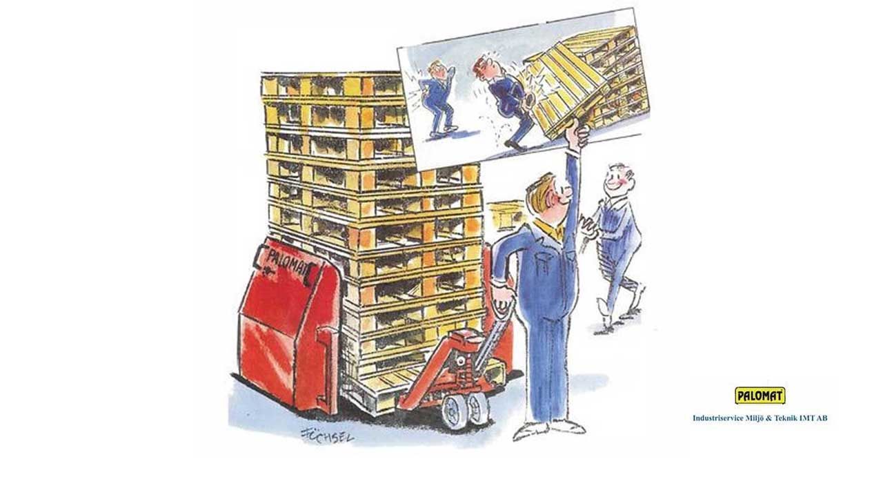 Effektiva lösningar för industriell pall- och trådhantering