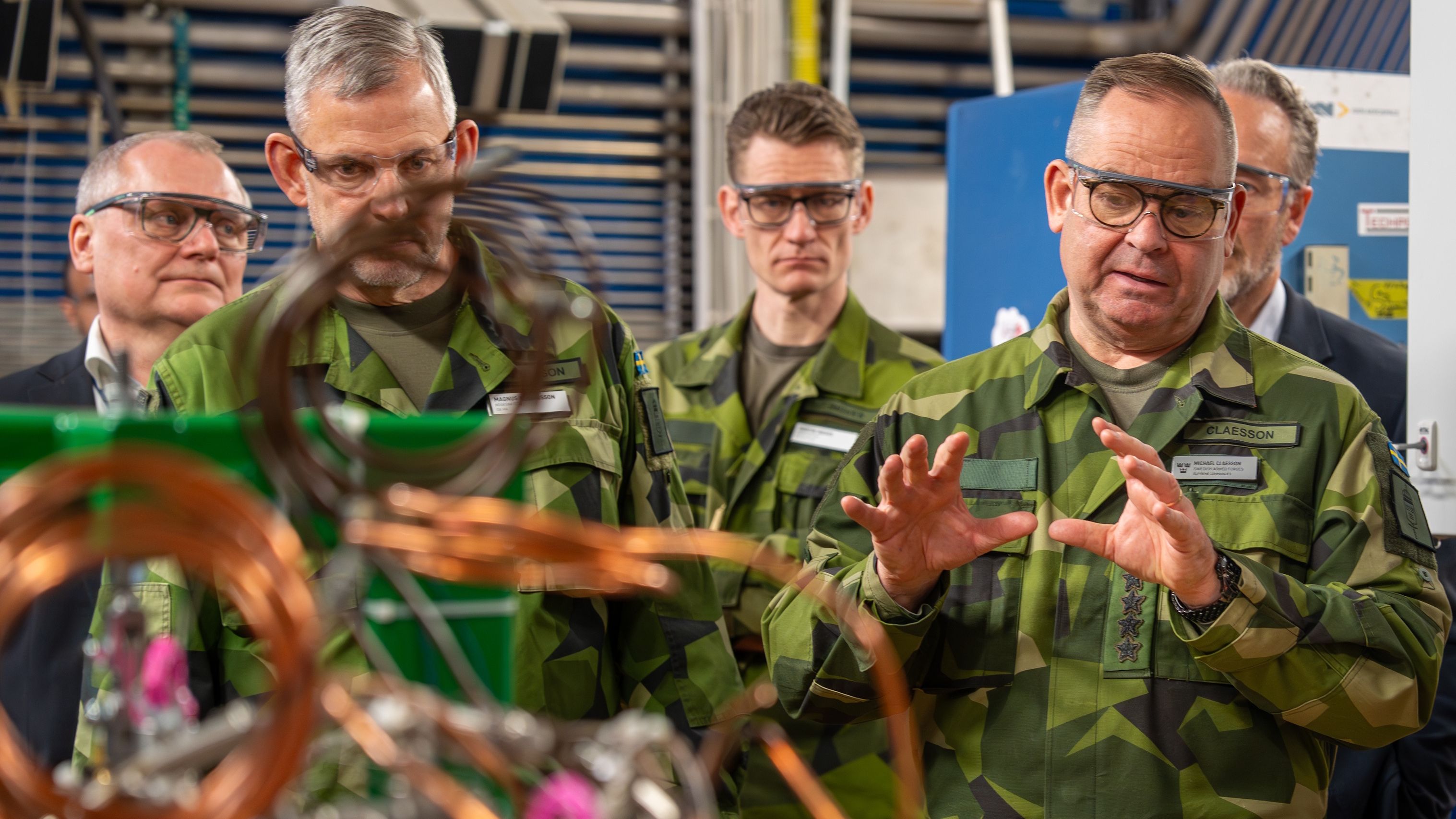 ÖB besökte GKN Aerospace i Trollhättan – innovation för stärkt försvar