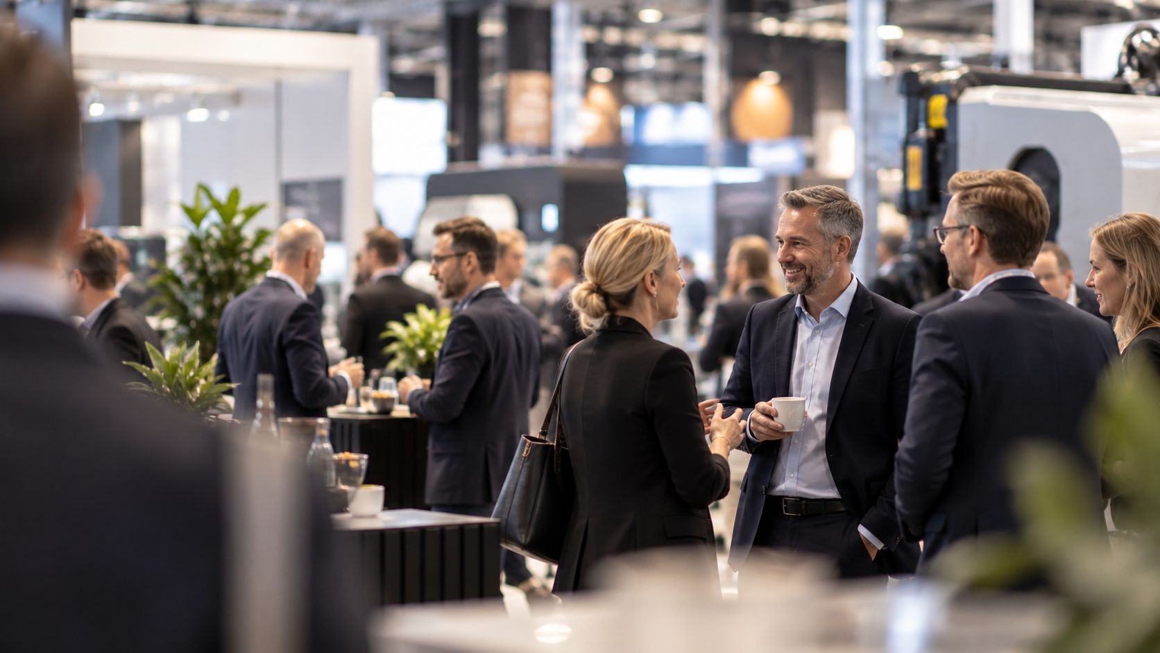 Inköp och leverantörssamarbeten får en allt mer strategisk roll i industrin. Den 11 november samlar Qimtek, Silf Competence, Procuart, Ignite och Jakamo inköpare och leverantörer på Elmia Subcontractor. Bild: AI-genererad bild
