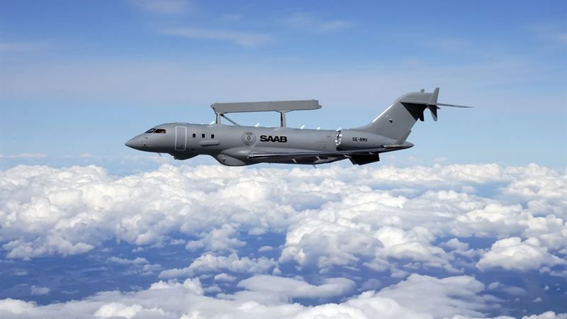GlobalEye kombinerar Saabs radar Erieye Extended Range med en avancerad uppsättning sensorer och ett multidomänbaserat lednings- och kontrollsystem, C2, på ett Bombardier Global 6500-flygplan.