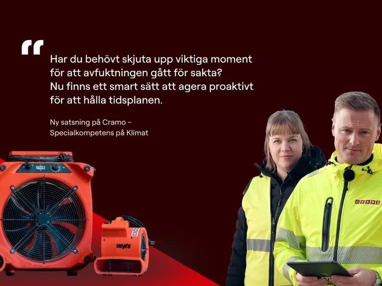 Rätt klimatutrustning till ditt projekt – oavsett årstid