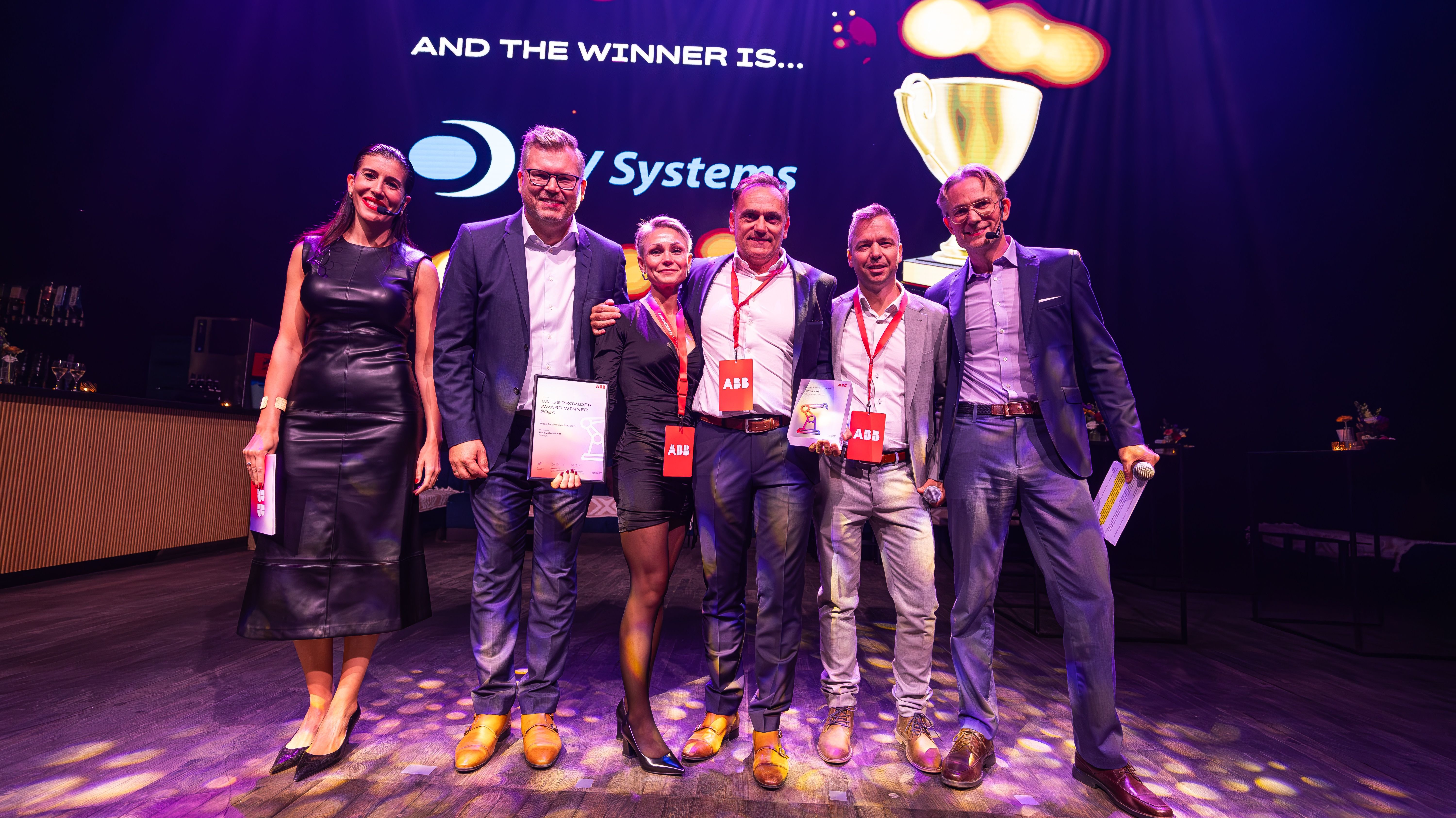 Svensk innovation prisas i Bryssel – PV Systems utses till Most Innovative Automation 2024